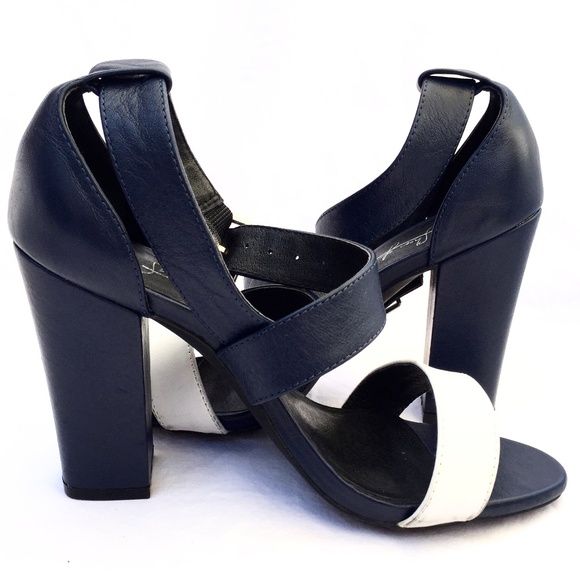 Shoes of Prey Shoes - SHOES OF PREY Colorblock Heels Sandals